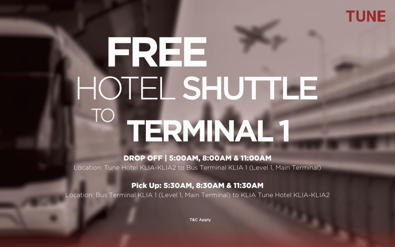 Tune Hotel Klia-Klia2, Airport Transit Hotel Sepang Exterior foto